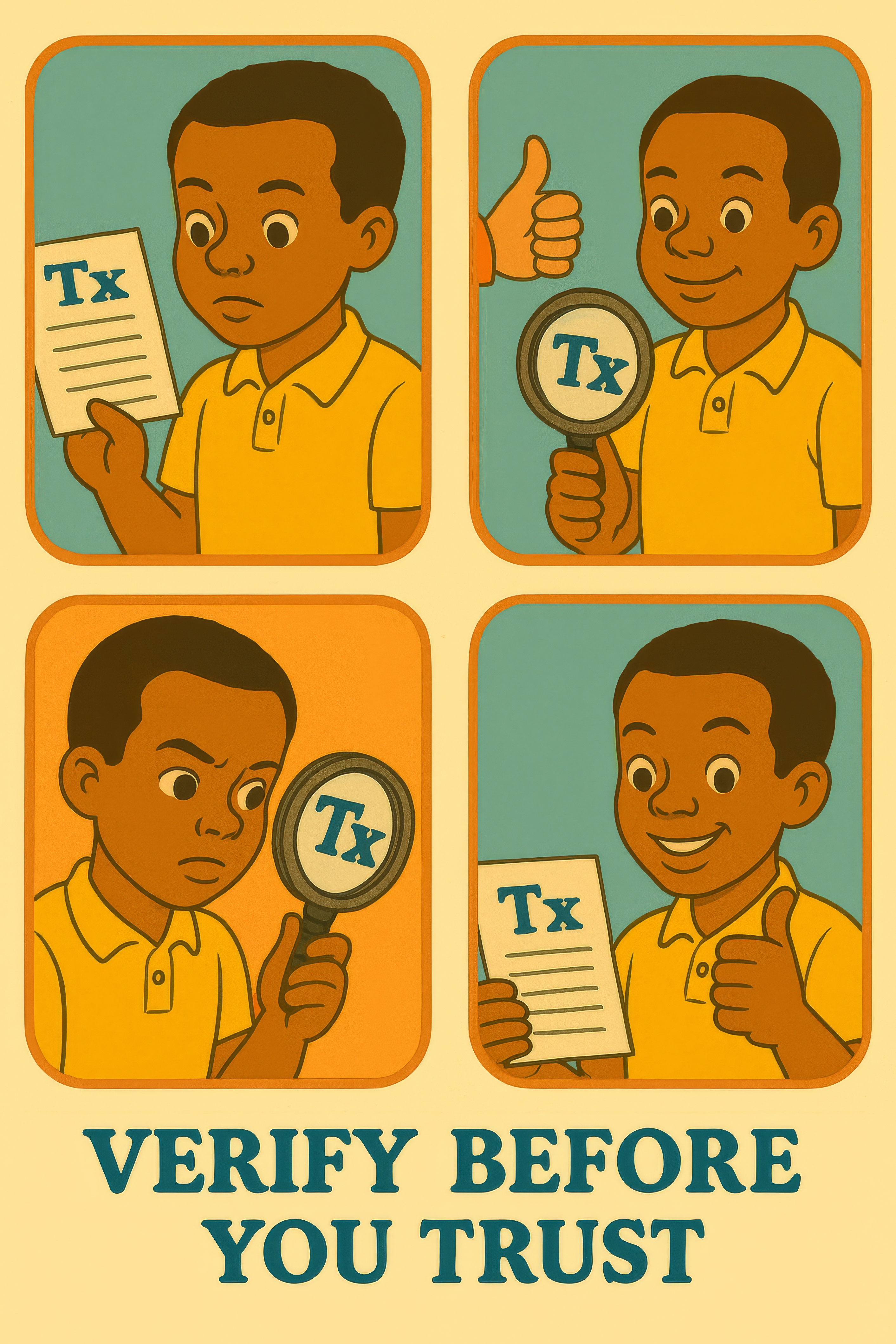 Verify Before You Trust