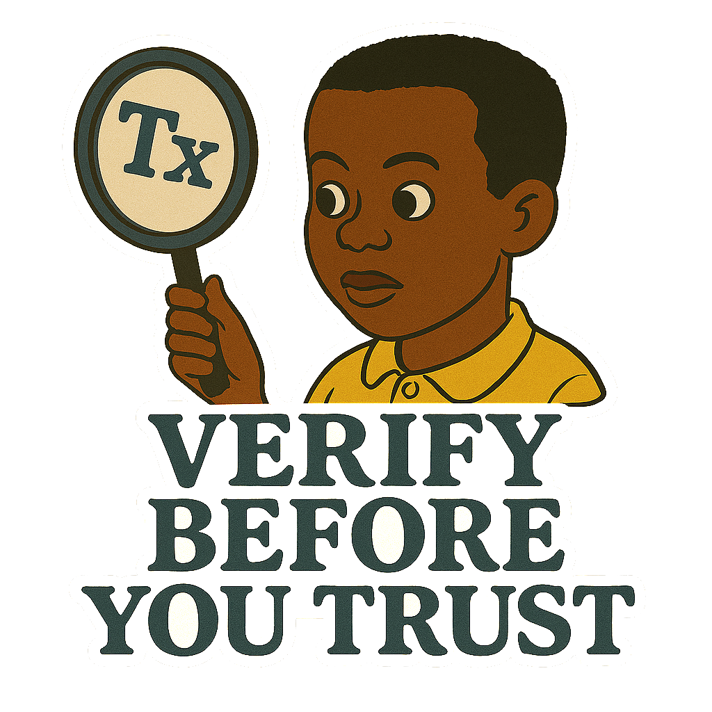 Verify Before You Trust